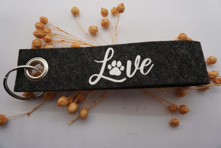 Love Pfote Schlüsselanhänger